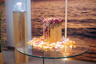 In unseren Räumen Zeit zum Abschiednehmen.