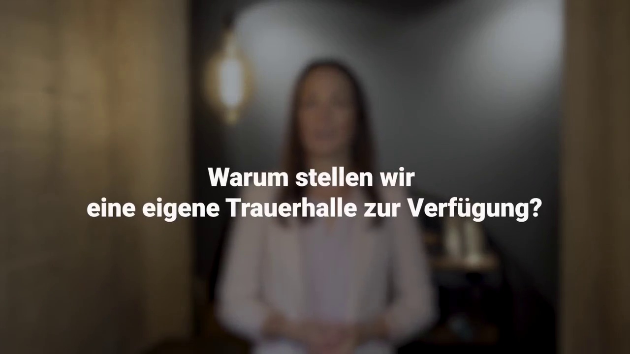 Eigene Trauerhalle